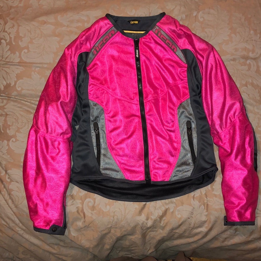 Women’s Icon dual season motorcycle jacket